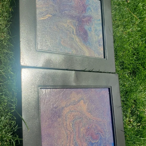 Handcrafted Acrylic Paint Pours (2) - Picture 11 of 11